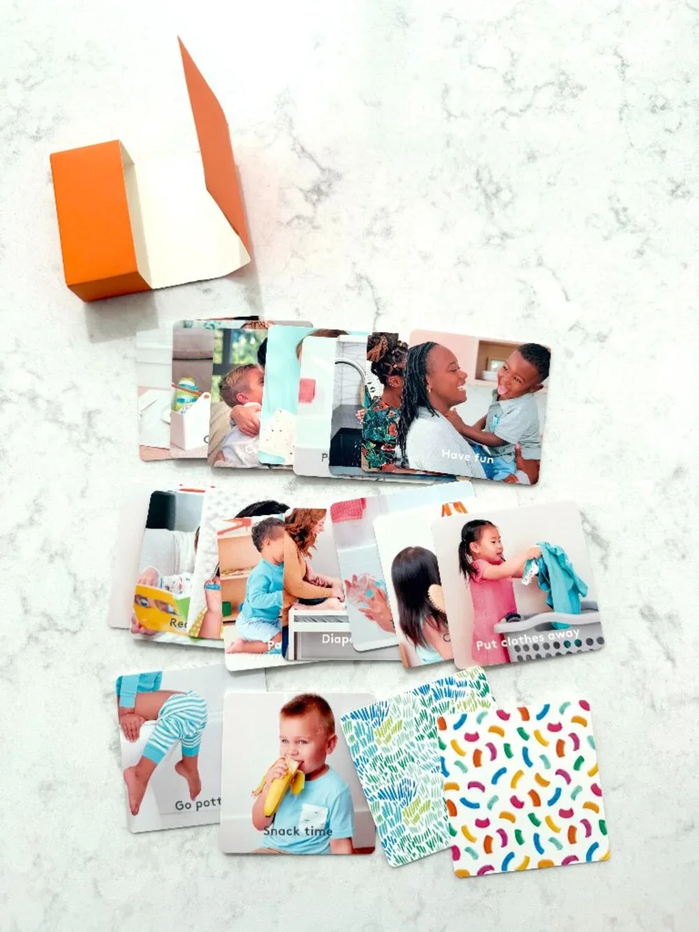 NEW Lovevery Let's Map It Out Routine Cards from the Helper kit